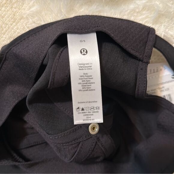 lululemon Black Baller Hat Athletic Lightweight Cap - Picture 11 of 15